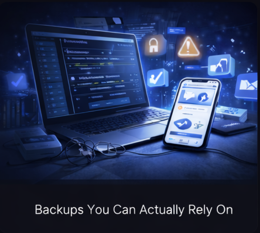 Backups and recovery visuals